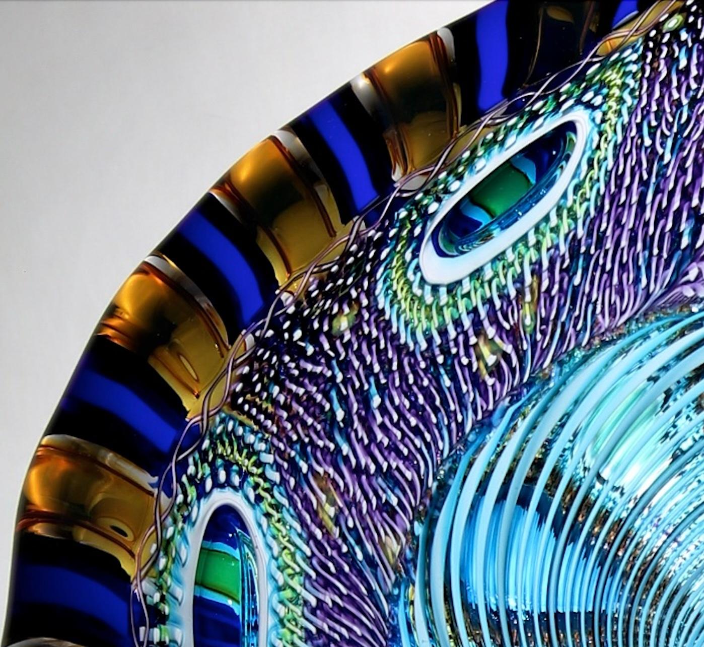 Cerulean/Gold Ellipse 7335 For Sale 4