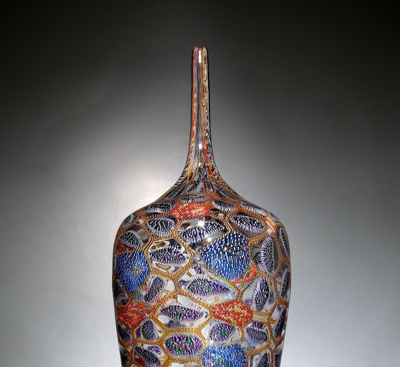 Parabola in oro Topazio 6954 - Sculpture di David Patchen