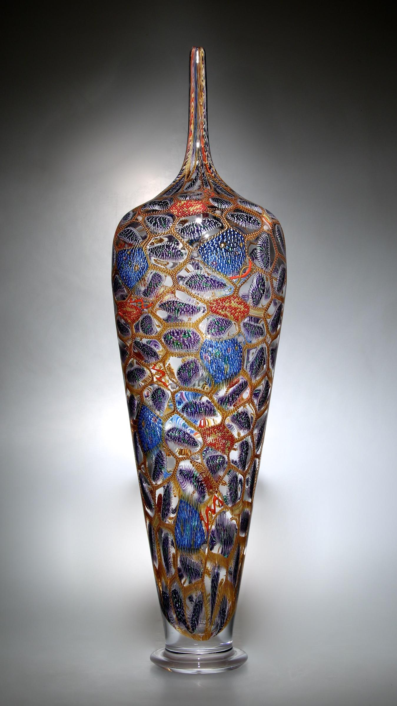 Abstract Sculpture di David Patchen - Parabola in oro Topazio 6954