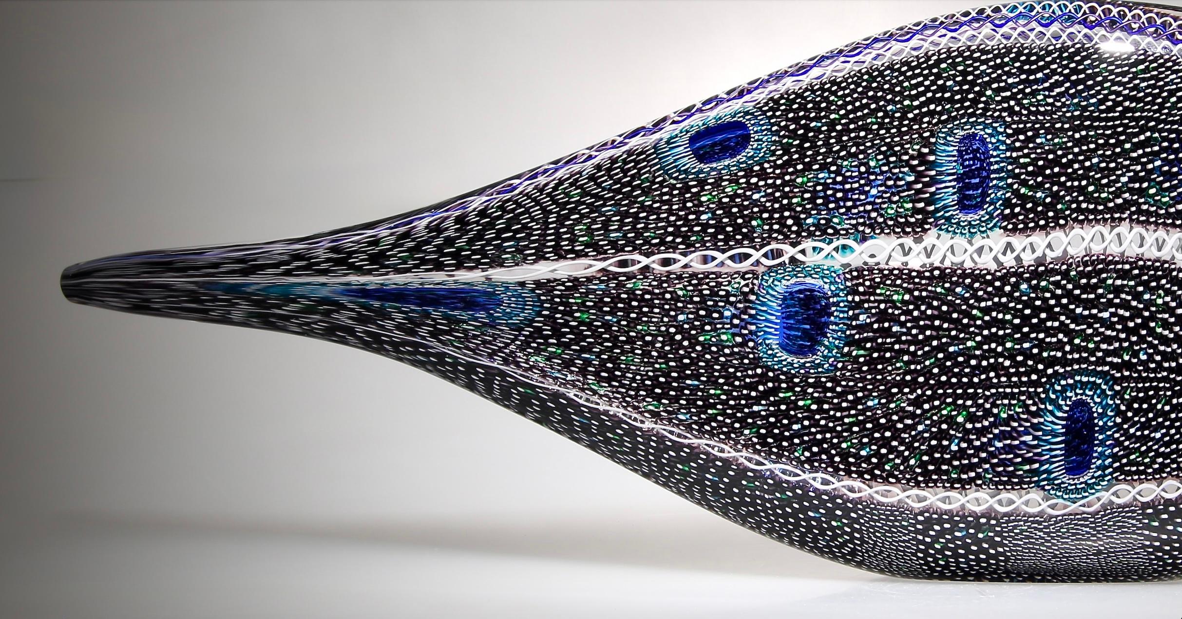 Indigo Piscine 7860 – Sculpture von David Patchen