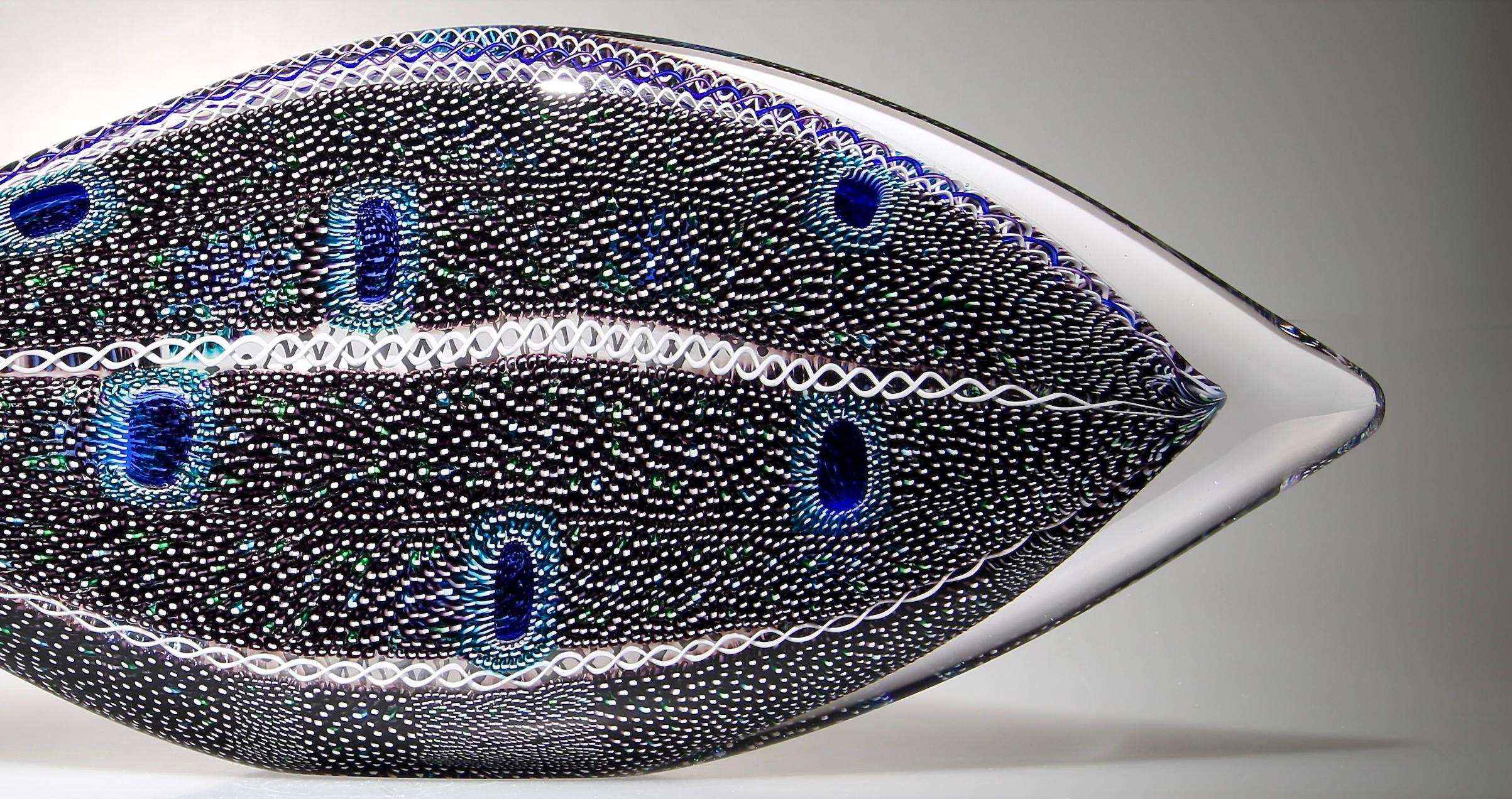 Indigo Piscine 7860 (Abstrakt), Sculpture, von David Patchen