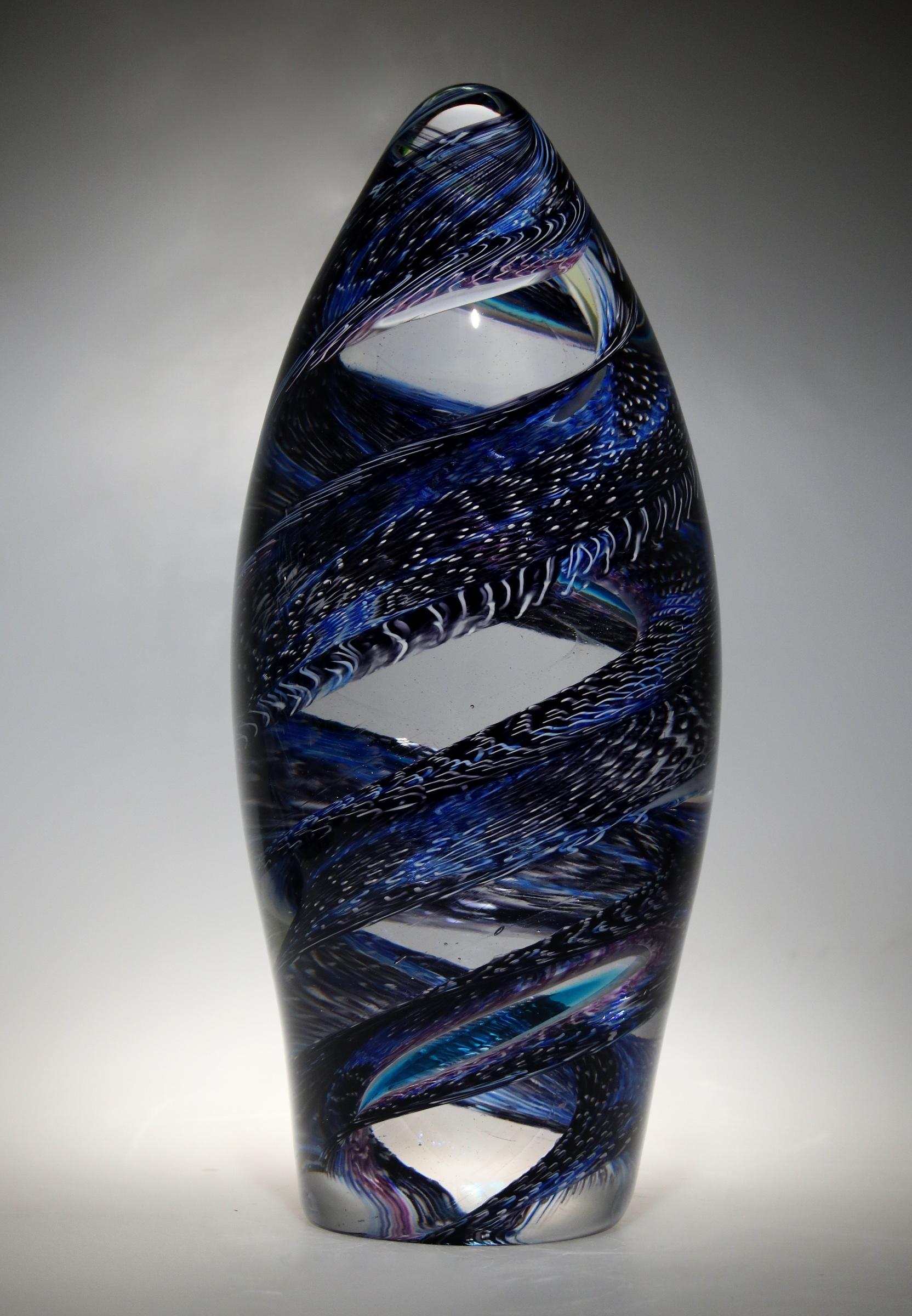 David Patchen Abstract Sculpture - Thread Sentinel 4512