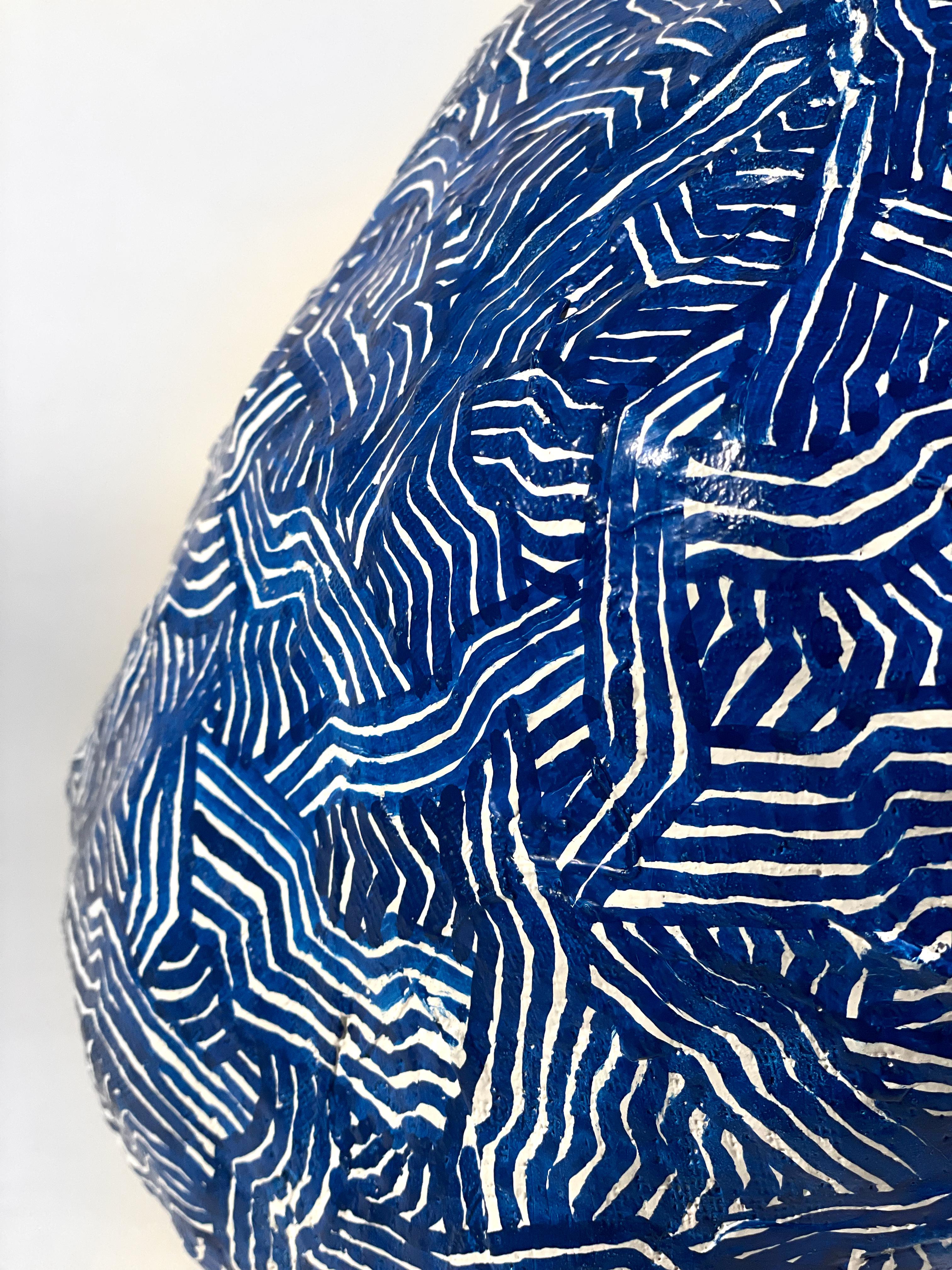 Art Contemporary de David Paul Kay - Ocea Blue Two en vente 3