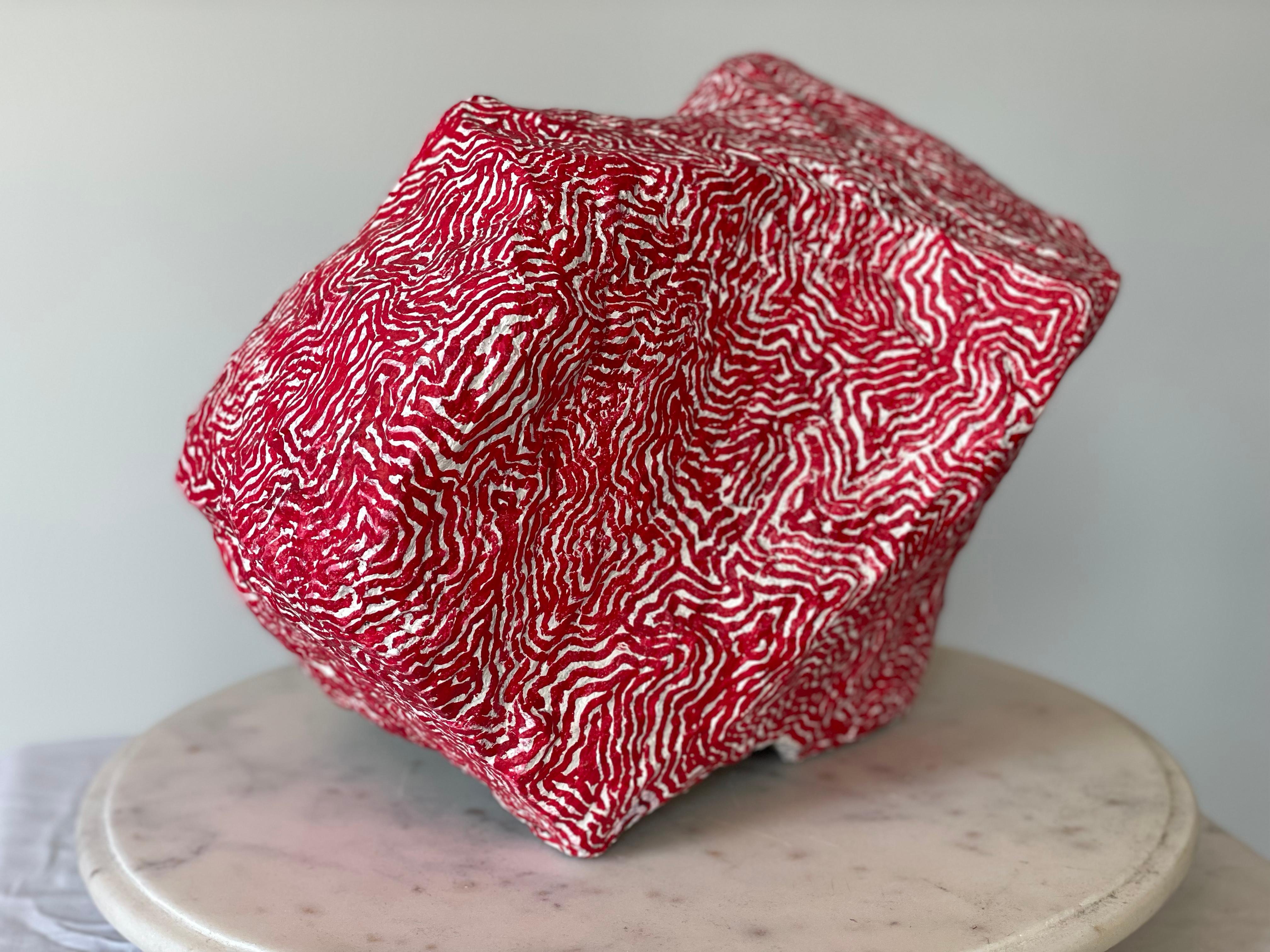 L'art contemporain américain de David Paul Kay - Rock on Fire en vente 1