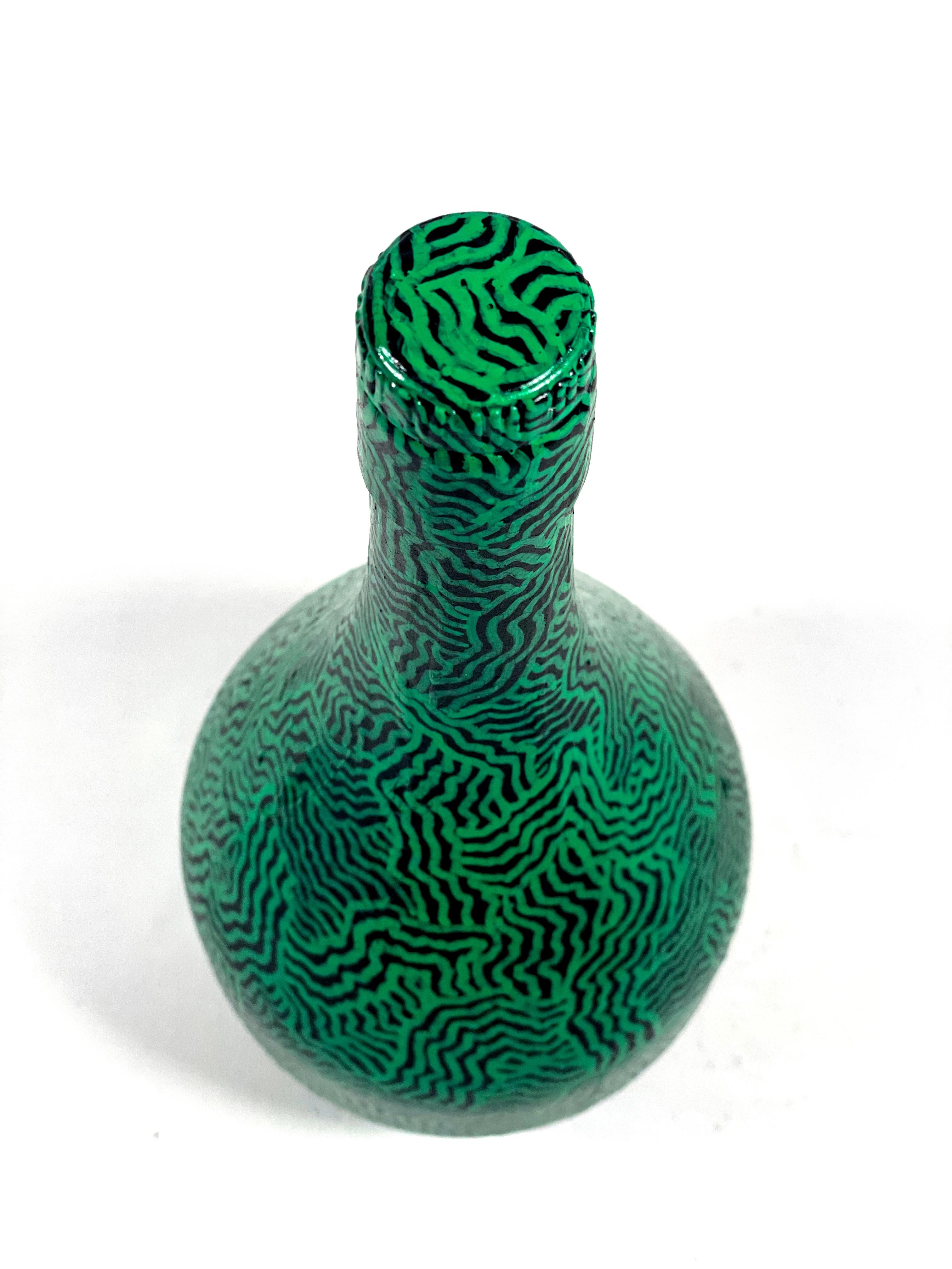 American Contemporary Art by David Paul Kay - The Bottle in Green For Sale 2