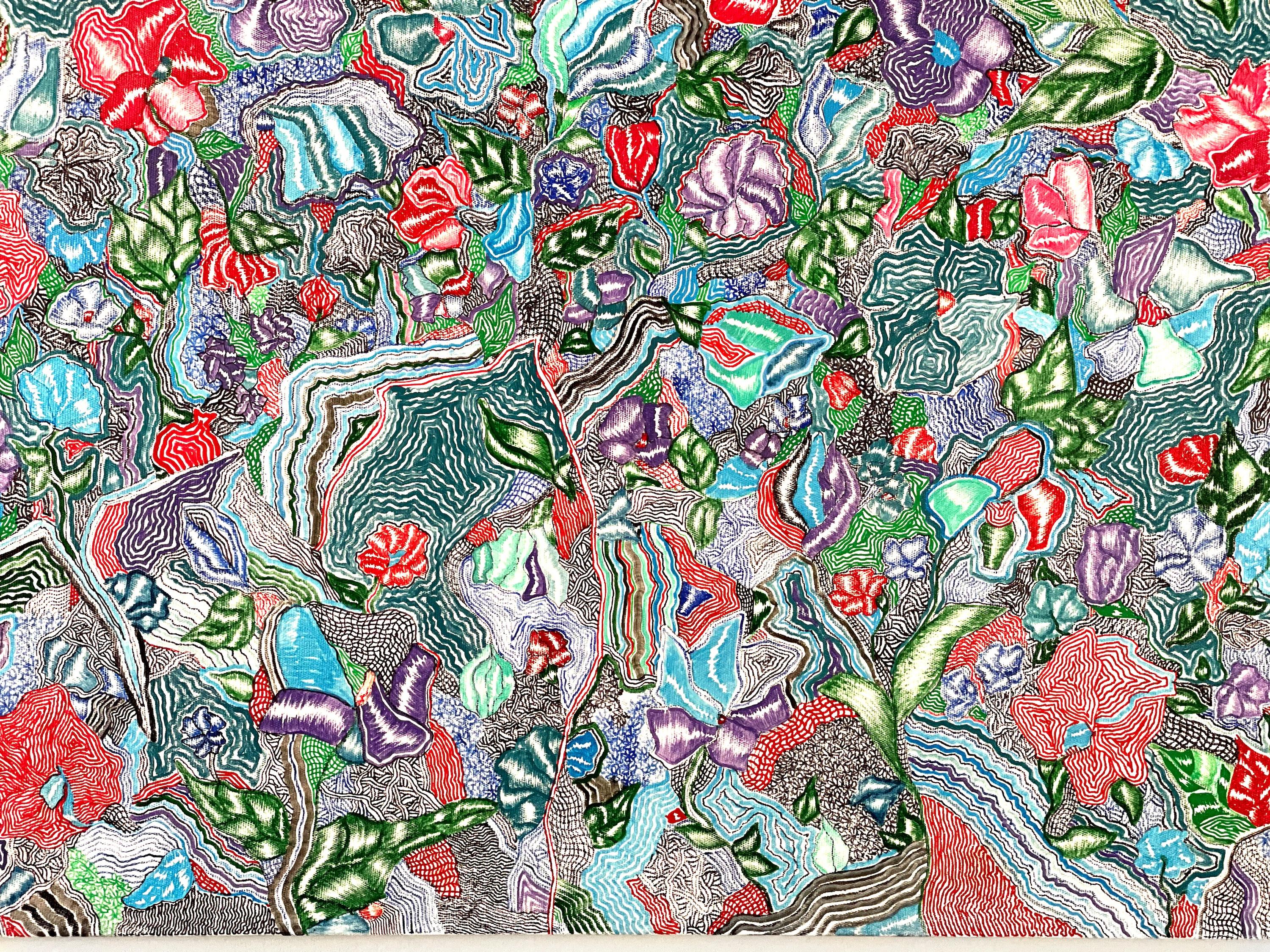 American Contemporary Art by David Paul Kay - Botanica For Sale 9