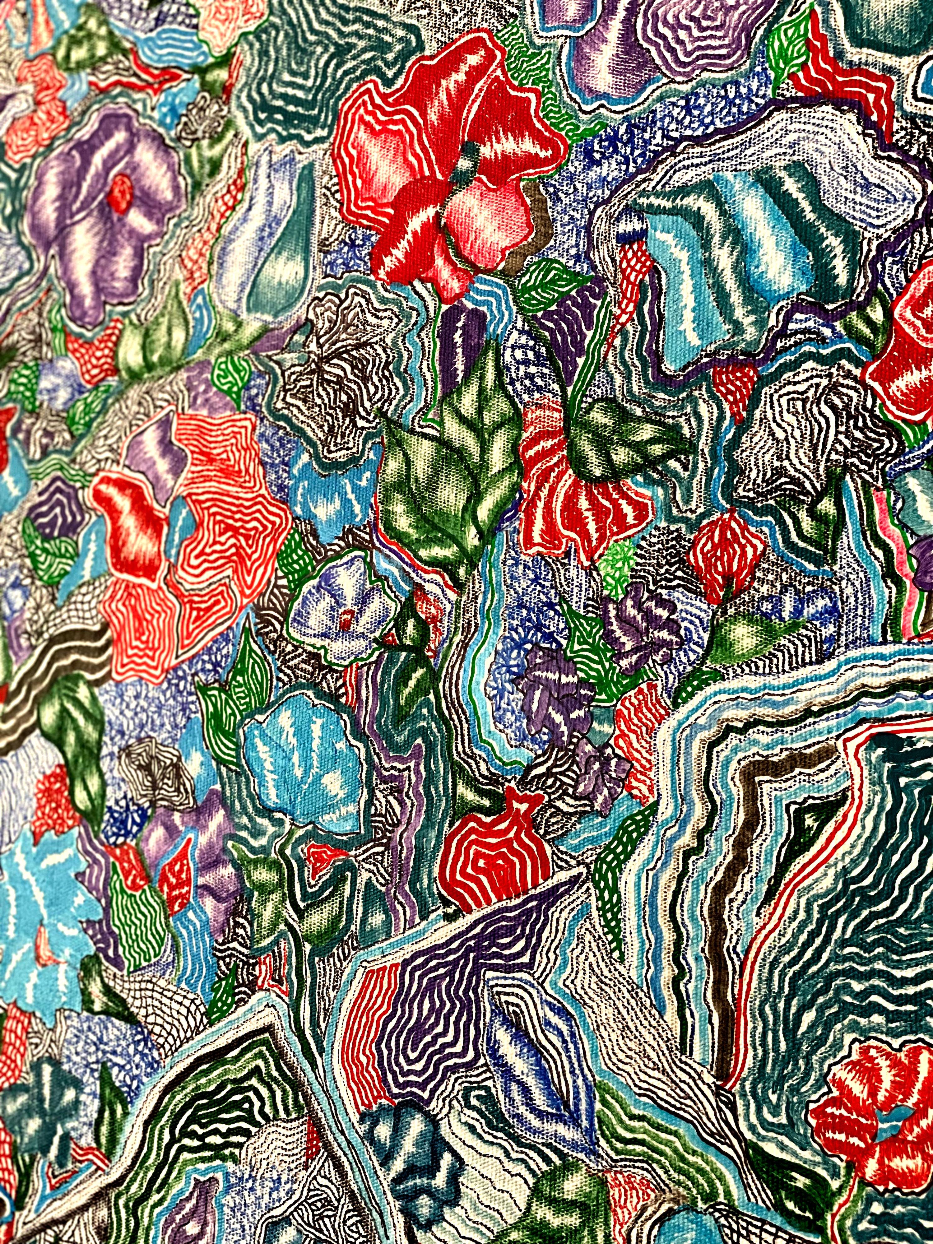American Contemporary Art by David Paul Kay - Botanica For Sale 5