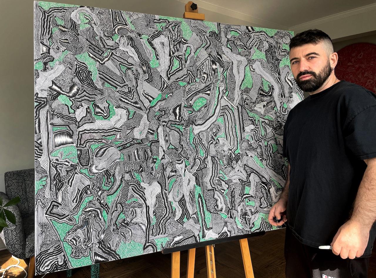 Amerikanische Contemporary Art von David Paul Kay - Oblivion im Angebot 5