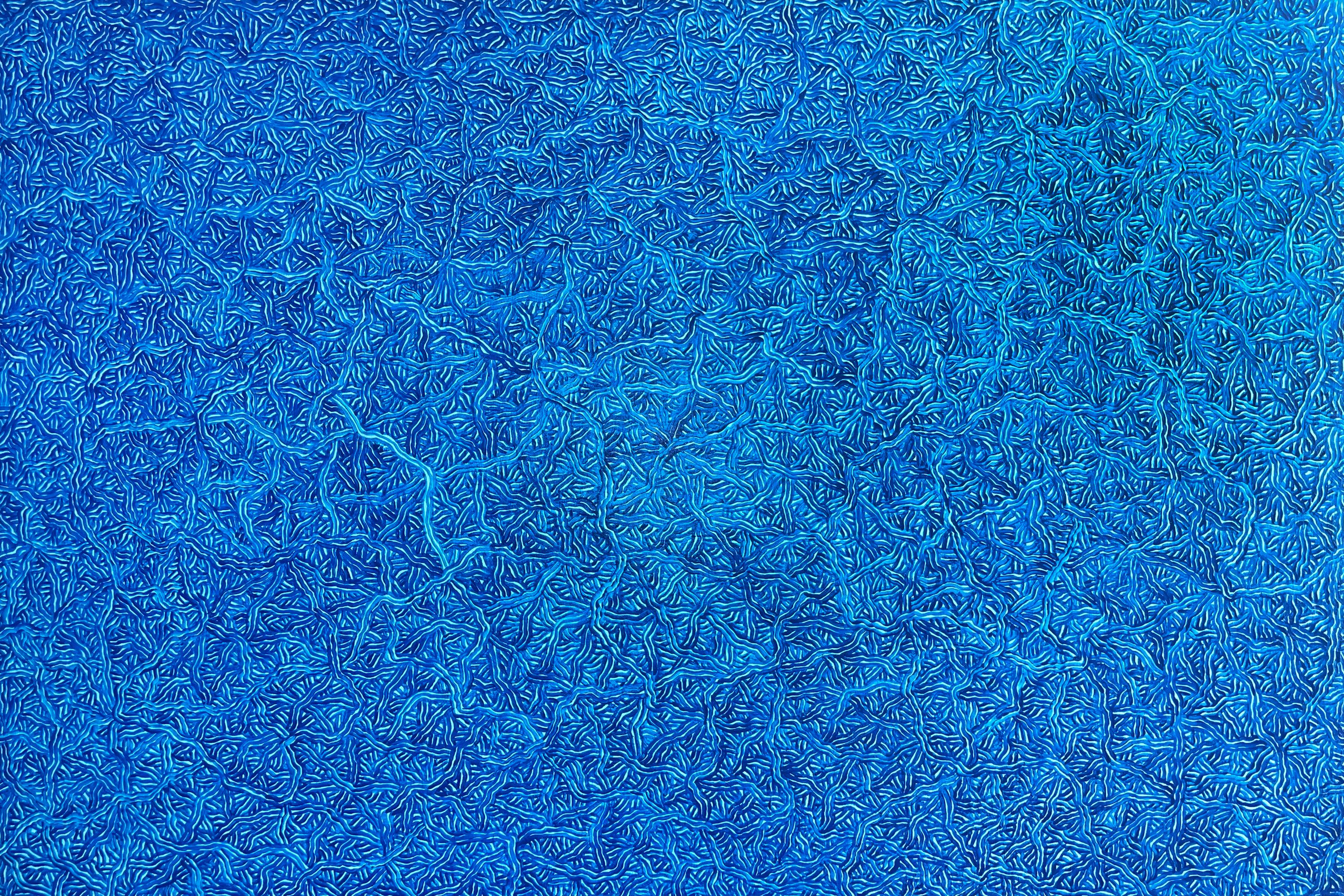 Technique mixte sur toile

David Paul Kaye est un artiste contemporain américain né en 1982 qui vit et travaille à New York, aux États-Unis. En mettant l'accent sur des lignes vibrantes et des compositions complexes, Kaye crée des récits captivants