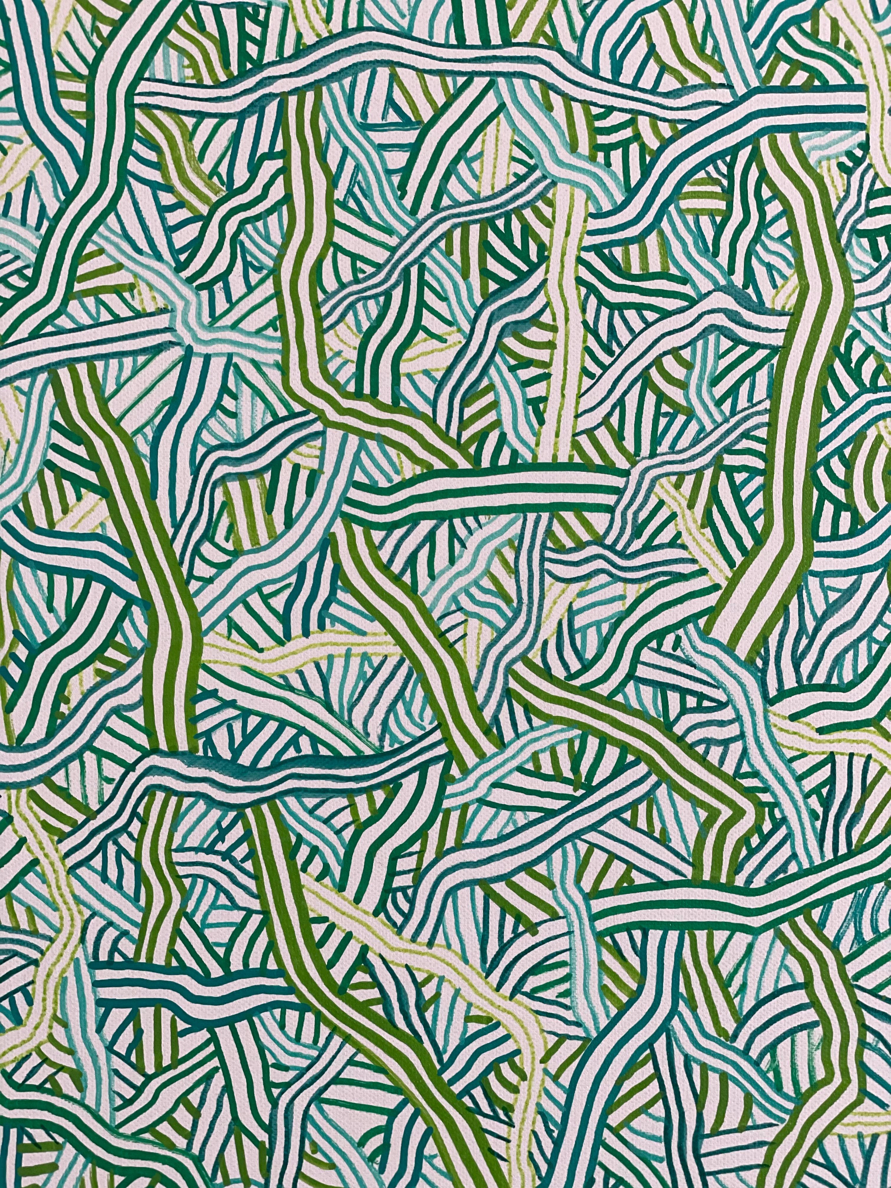 AM Contemporary Art di David Paul Kaye - Spettro Senza Titolo - Painting Contemporaneo di David Paul Kay 