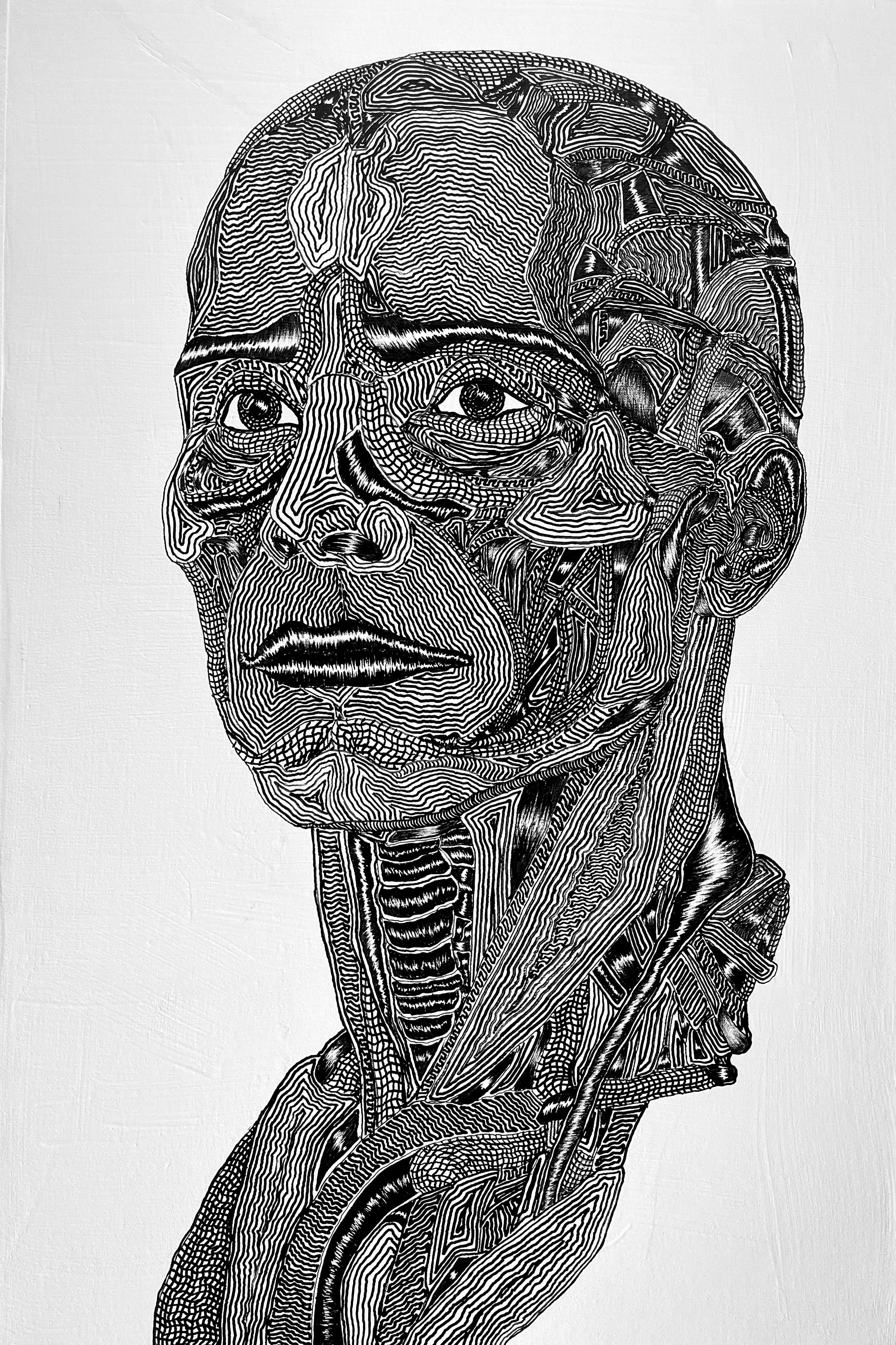 Unframed Figurative Paintings