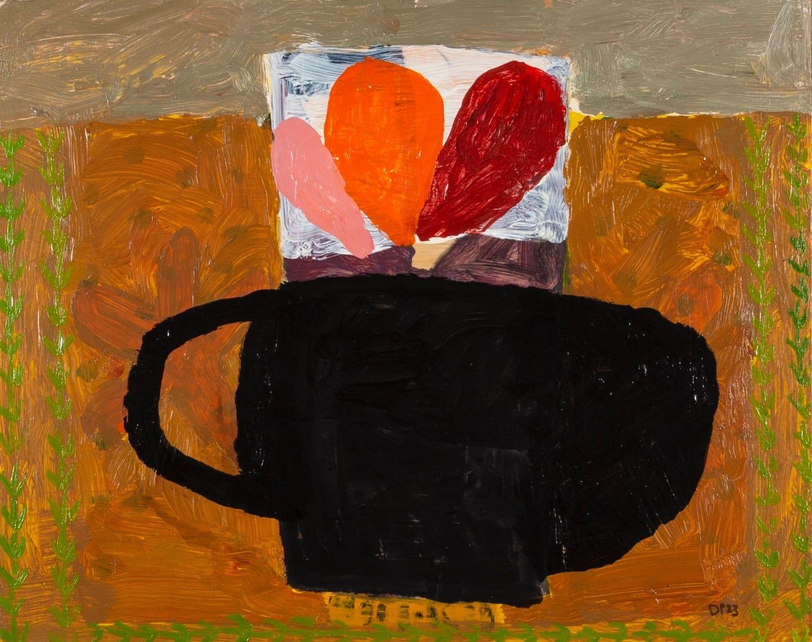 Black Bean Pot Painting by David Pearce B. 1963, 2023

Additional information:
Medium: Acrylic on panel
Dimensions: 40 x 50 cm
15 3/4 x 19 3/4 in
Signed with initials and dated.

David Pearce is a British painter.

After travelling widely throughout