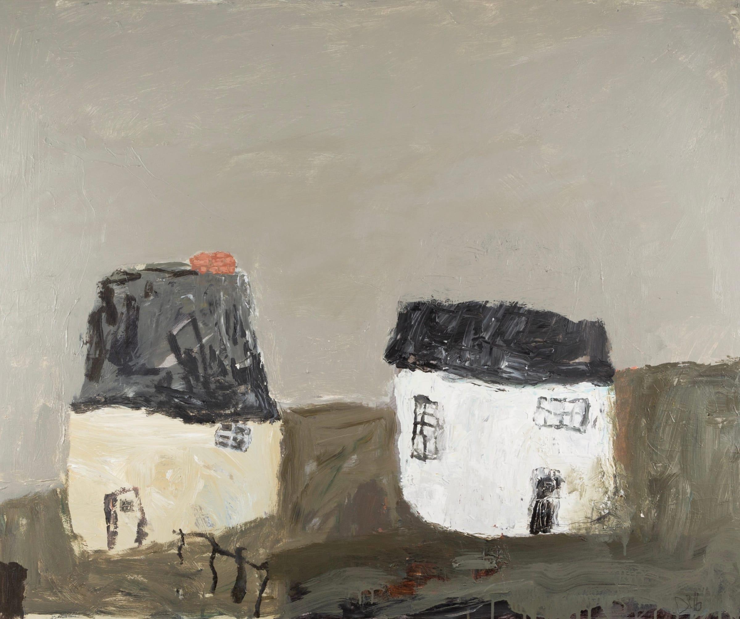 Farmyard, Acrylic on Canvas Painting by David Pearce B. 1963, 2016

Additional information:
Medium: Acrylic on canvas
Dimensions: 100 x 120 cm
39 3/8 x 47 1/4 in
Signed with initials and dated

David Pearce is a British painter.

After travelling