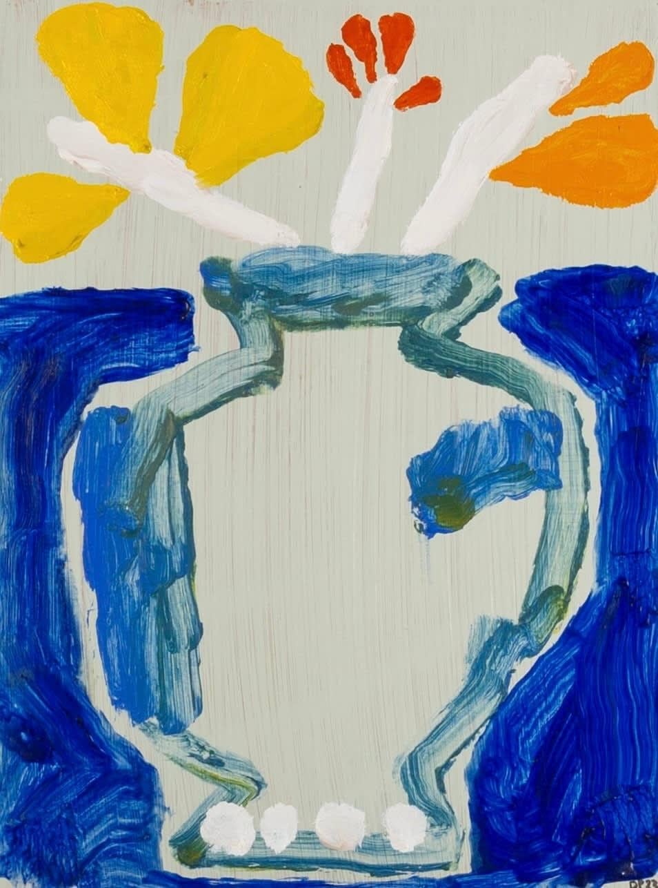 Stilleben mit blauem Gemälde von David Pearce B. 1963, 2023

Zusätzliche Informationen:
Medium: Acryl auf Platte
Abmessungen: 40,6 x 30,5 cm
16 x 12 Zoll
Signiert mit Initialen und datiert.

David Pearce ist ein britischer Maler.

Nachdem er in den