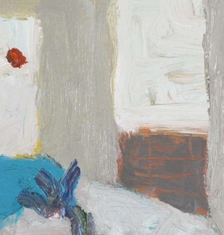 Sobremesa (Manzanos), 2016 - Pintura acrílica contemporánea de interior, Plantas en venta 2