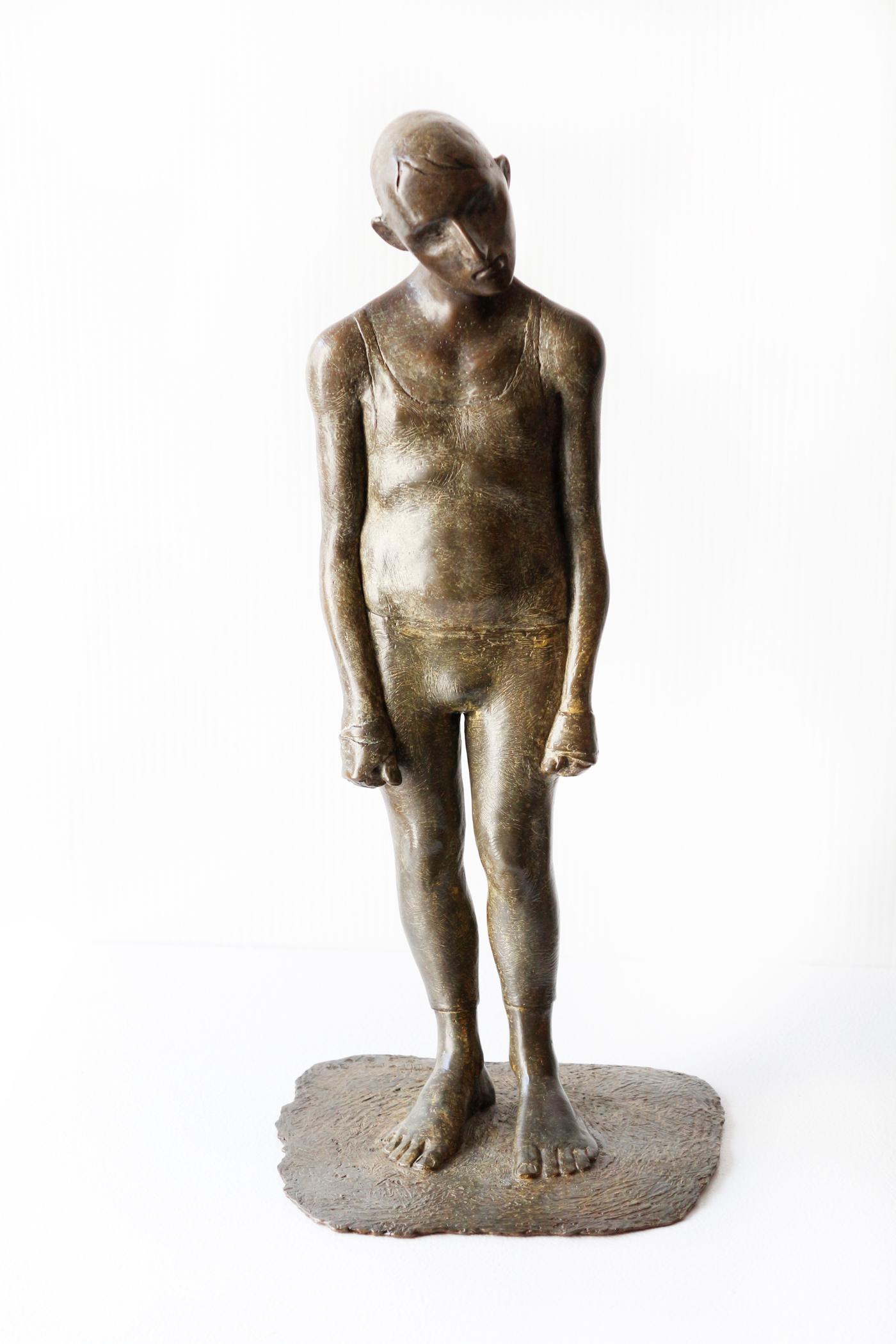 David Pellettier Figurative Sculpture - Boxer #2