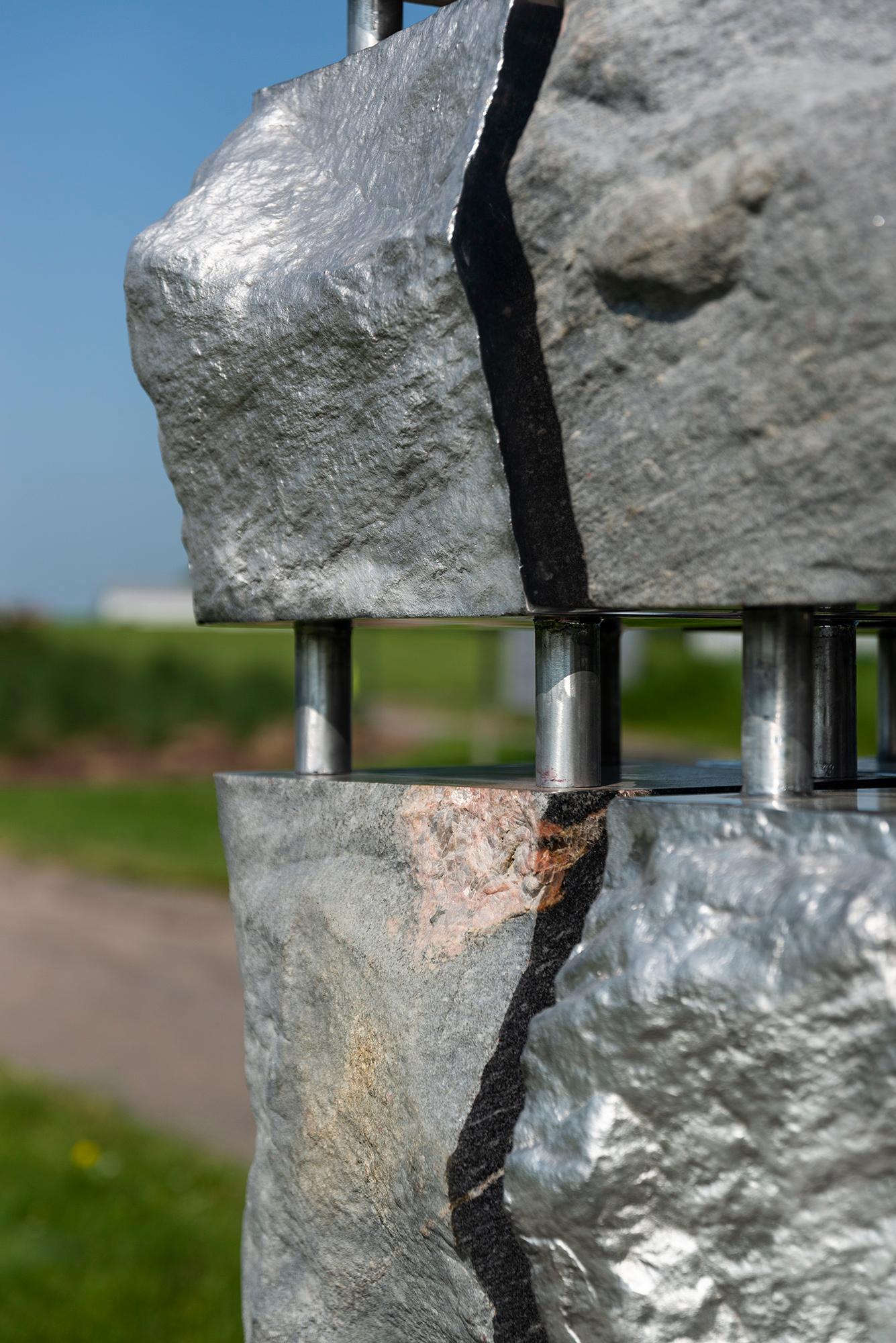 Geological Survey No3 - contemporary, abstract, multimedia, outdoor sculpture For Sale 2
