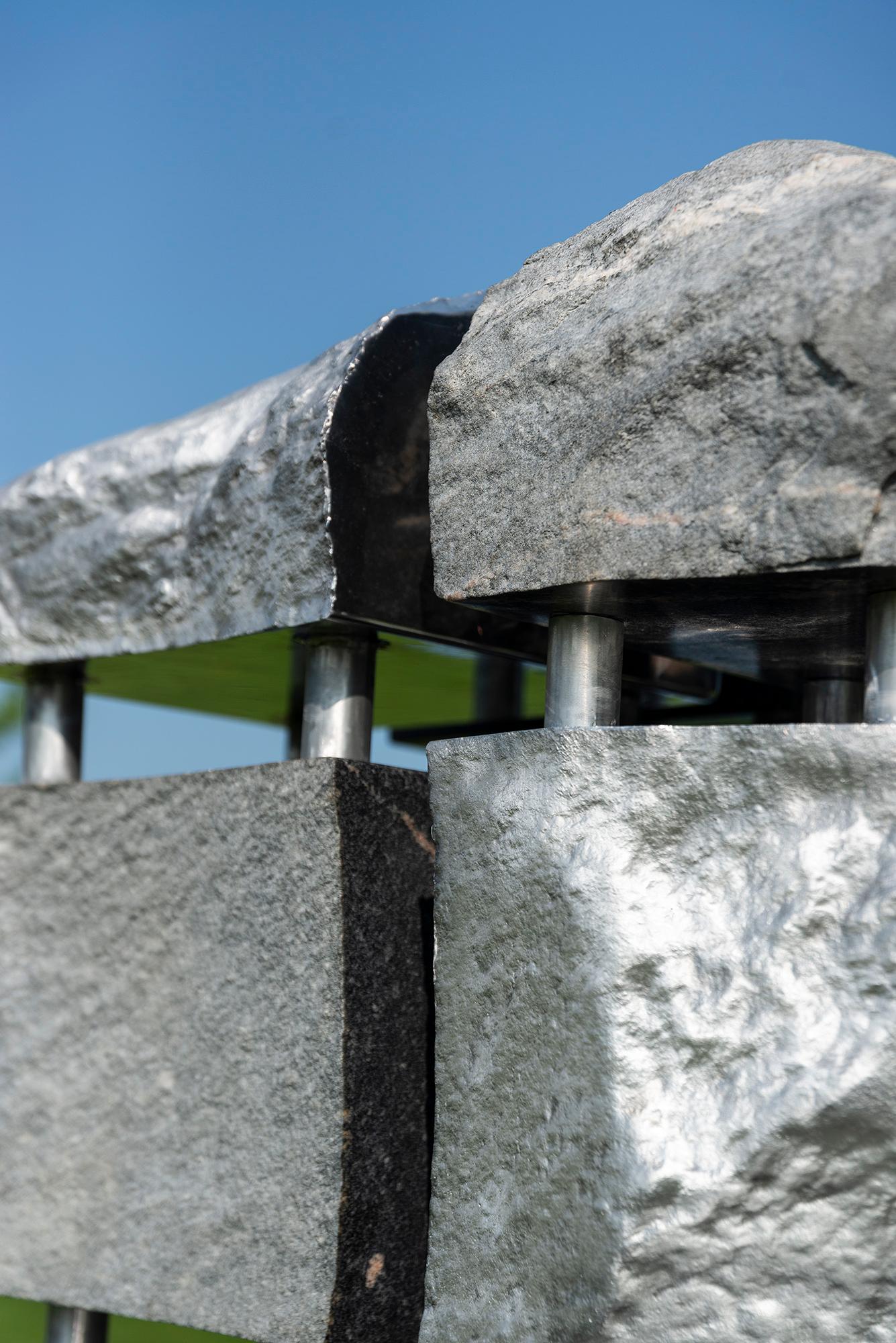 Geological Survey No3 - contemporary, abstract, multimedia, outdoor sculpture For Sale 3