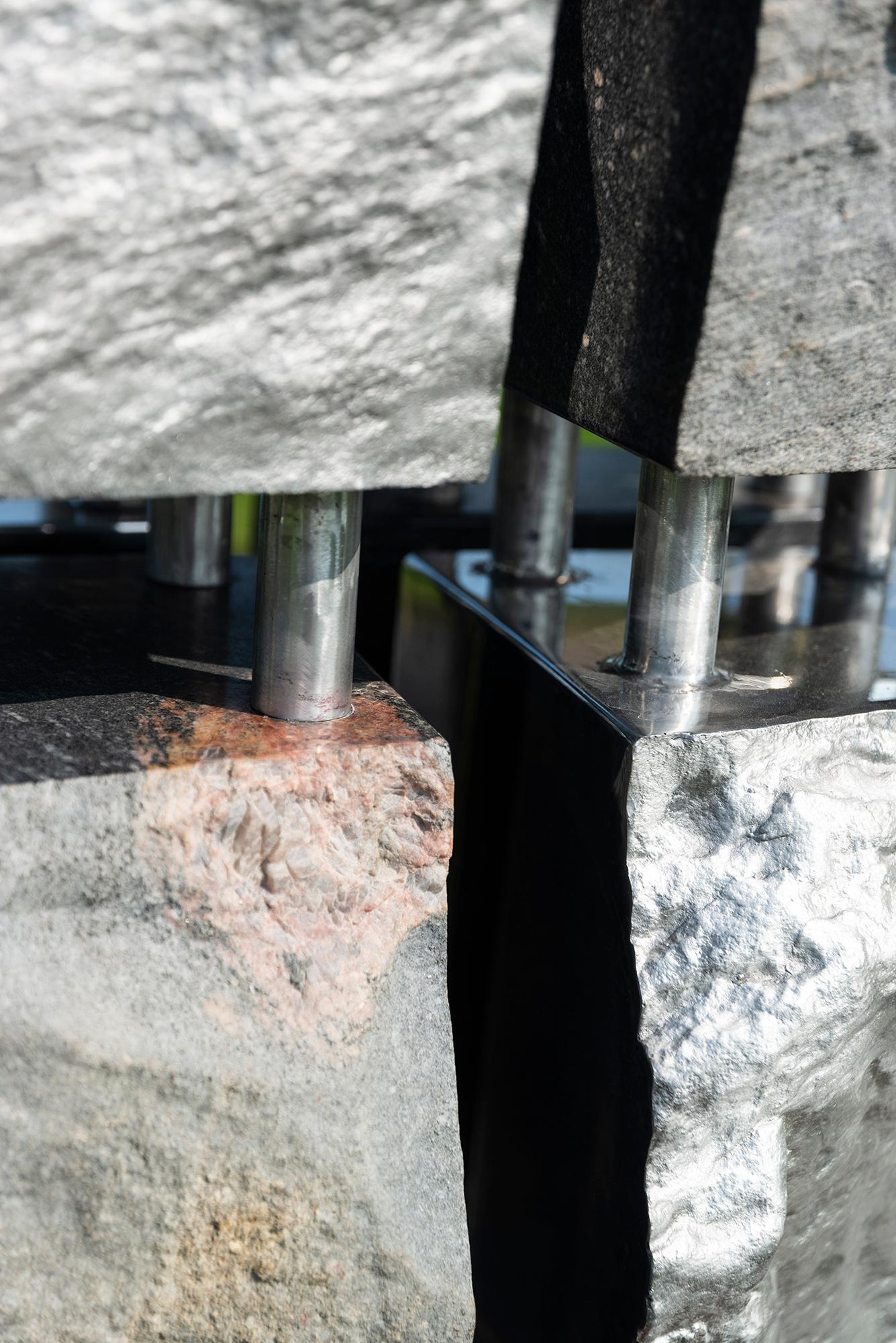 Geological Survey No3 - contemporary, abstract, multimedia, outdoor sculpture For Sale 5