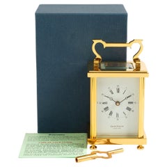 David Petersen England DP / BT Boite Carriage Clock, 8 Days, 11 Jewels, B&P's.