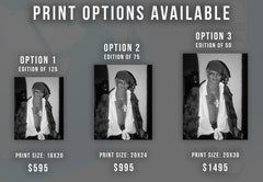 Candid Billy Idol in Doorrway Fine Art Print