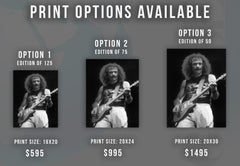 Carlos Santana Rocking Out Fine Art Print