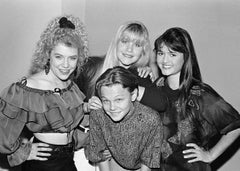 Young Leonardo DiCaprio Surrounded by Girls Fine Art Print