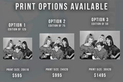 Young Leonardo DiCaprio Surrounded by Girls Fine Art Print