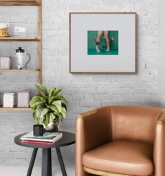 Piedi con Fiori Due (Divertente, stravagante, vivace, verde acqua, 38% di sconto - TEMPO LIMITATO)