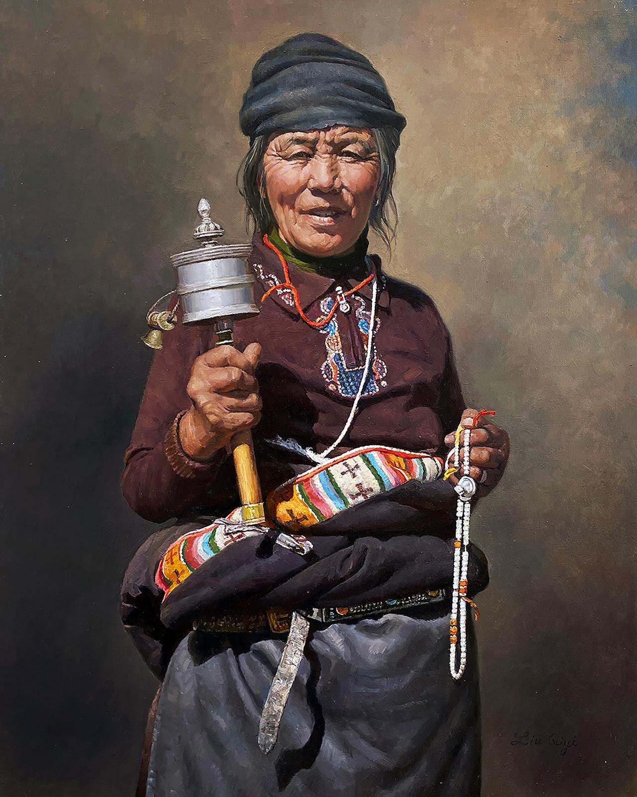 Pray, Oil Painting