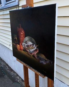 Still Life with Crabs, Oil Painting