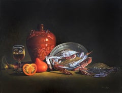 Still Life with Crabs, Oil Painting