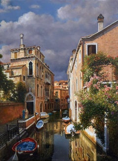 Venice After the Rain, Oil Painting