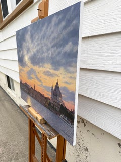 Venice at Dusk, Oil Painting