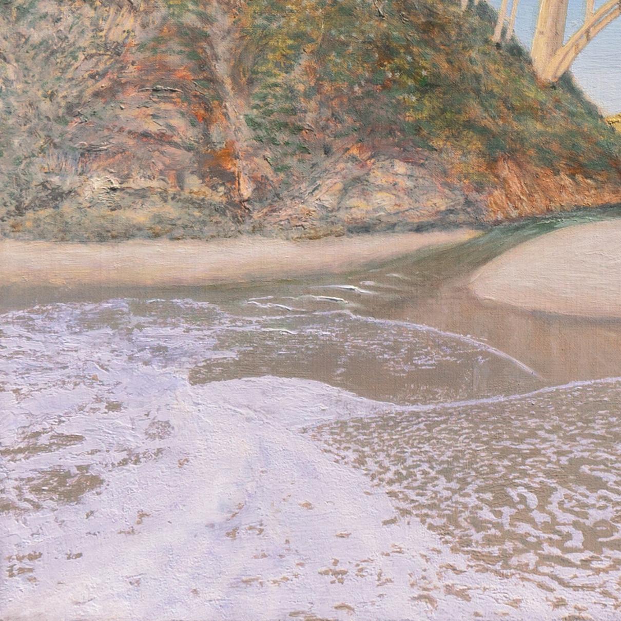 'Bixby Bridge, Big Surreal #1', Santa Cruz, Big Sur, California Hwy 1, Carmel - Realist Painting by David R. A. Watson