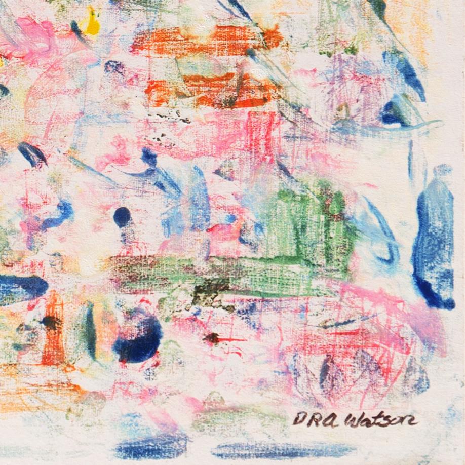 'Organic Abstract', Santa Cruz, Università della California, UCSC, LACMA - Abstract Painting Beige di David R. A. Watson