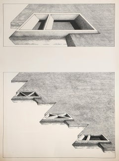 Facade, Conceptual Lithograph by David Richard Smyth