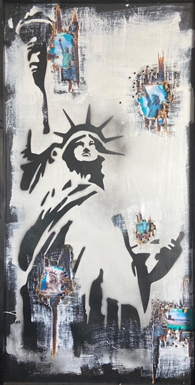 Statuette de Lib - Mixed Media Art de David Richardson