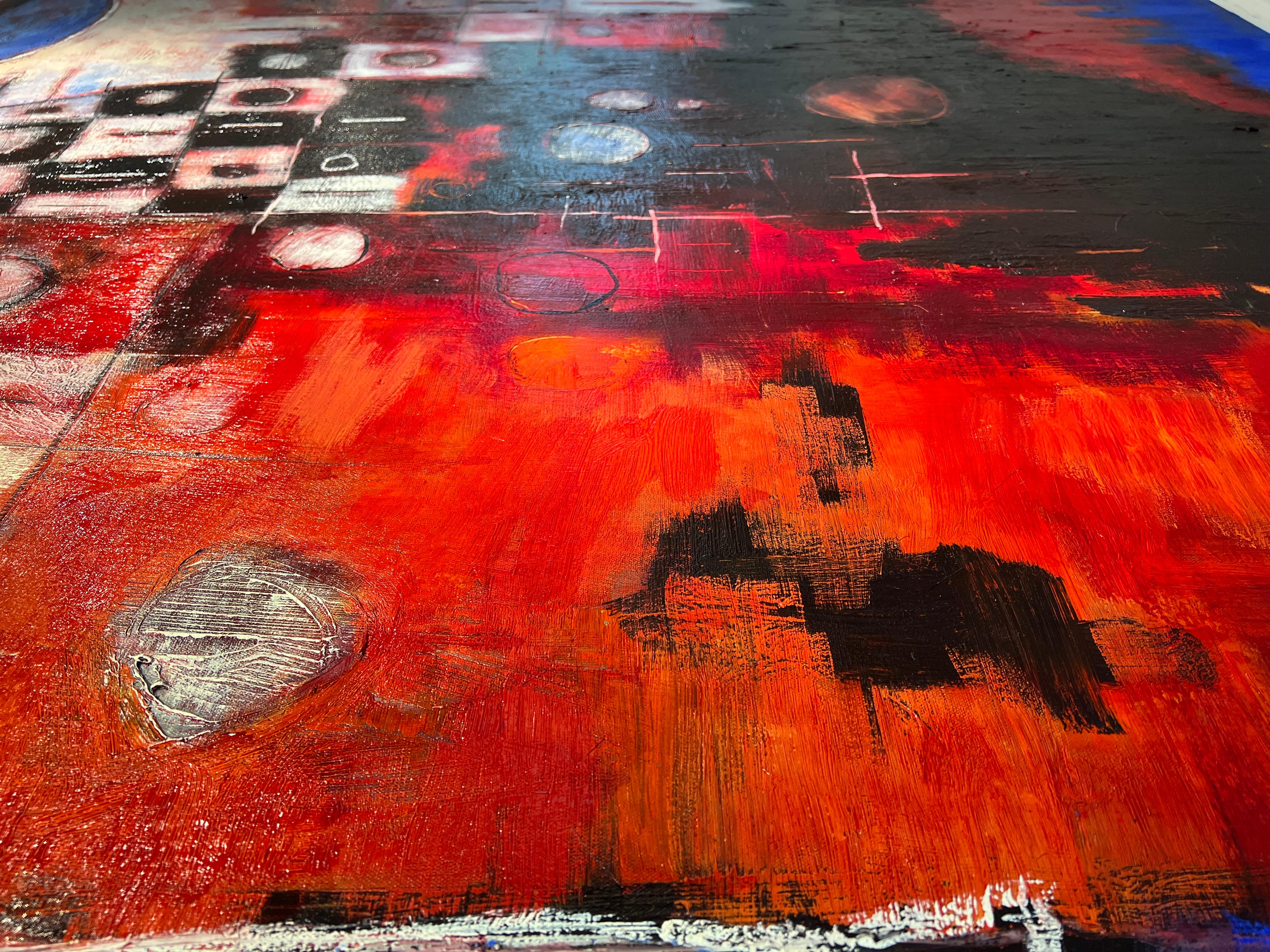 Diomedes Nr. 5: Zeitgenössisches abstraktes Ölgemälde (Abstrakt), Painting, von David Richardson