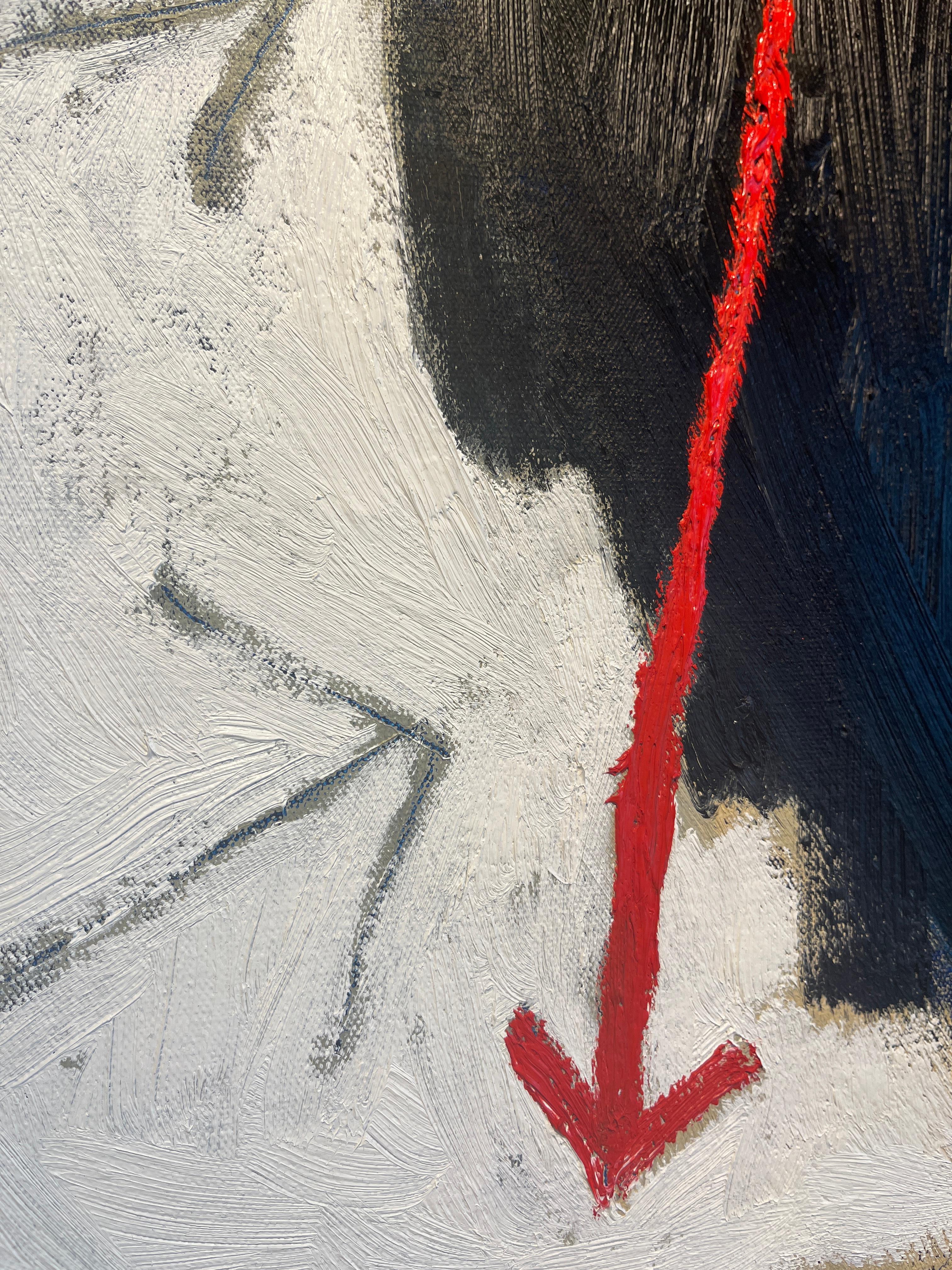 Myth of Progress (AI) No. 1 - Gray Abstract Painting by David Richardson
