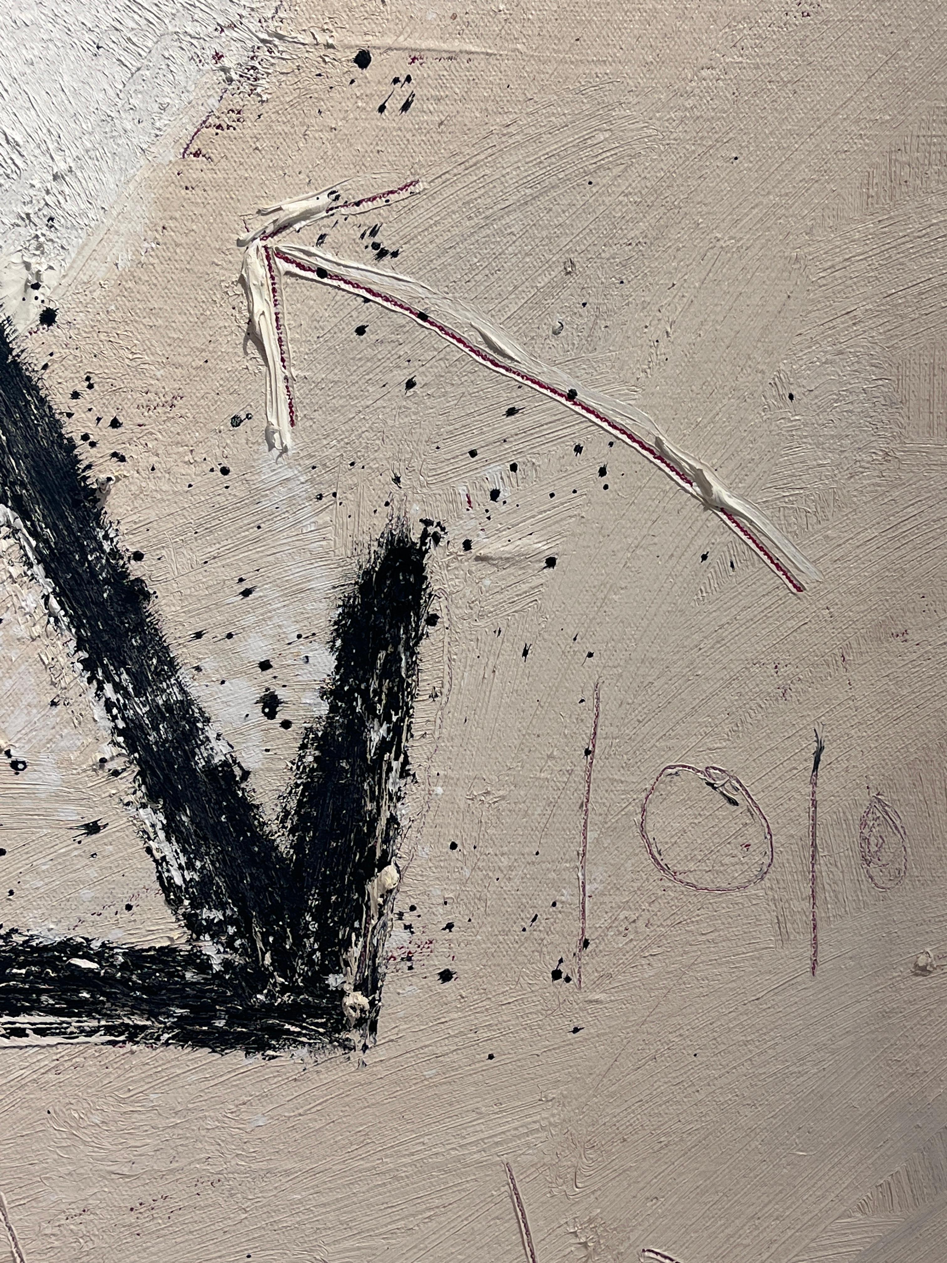 Myth of Progress (AI) No. 2 - Gray Abstract Painting by David Richardson