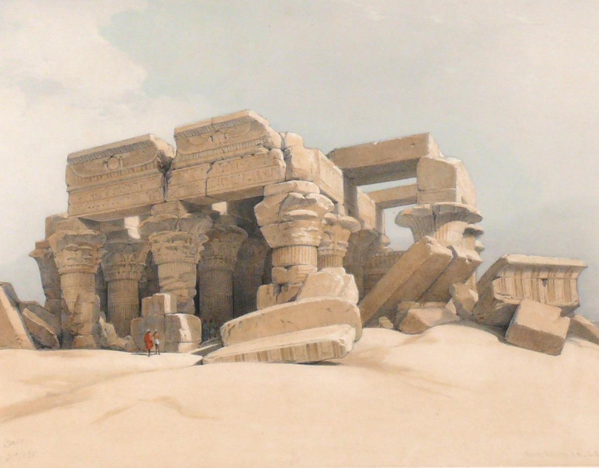 David Roberts Egypt Lithographs Hand Colored For Sale 4