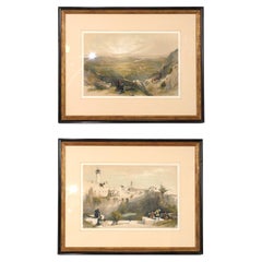 David Roberts Egypt Lithographs Hand Colored