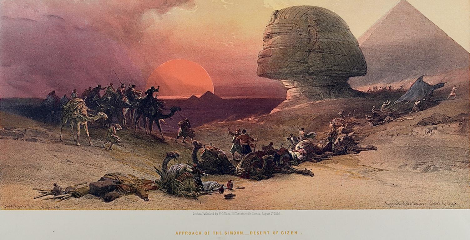 This is an original 19th century duotone lithograph entitled 