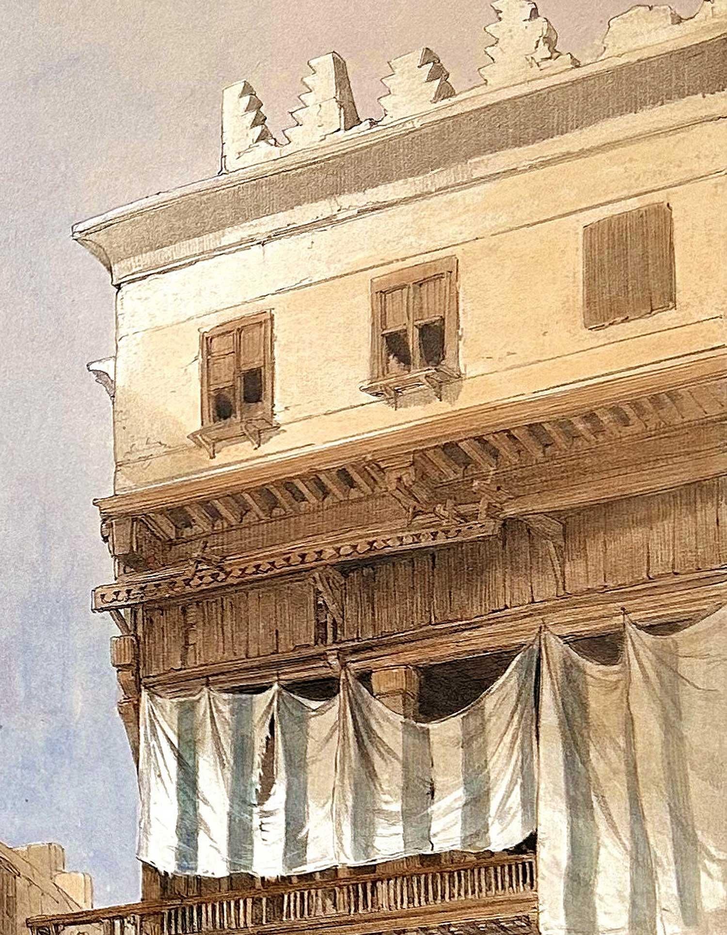 Bazaar of the Coppersmiths, David Roberts Lithograph For Sale 2