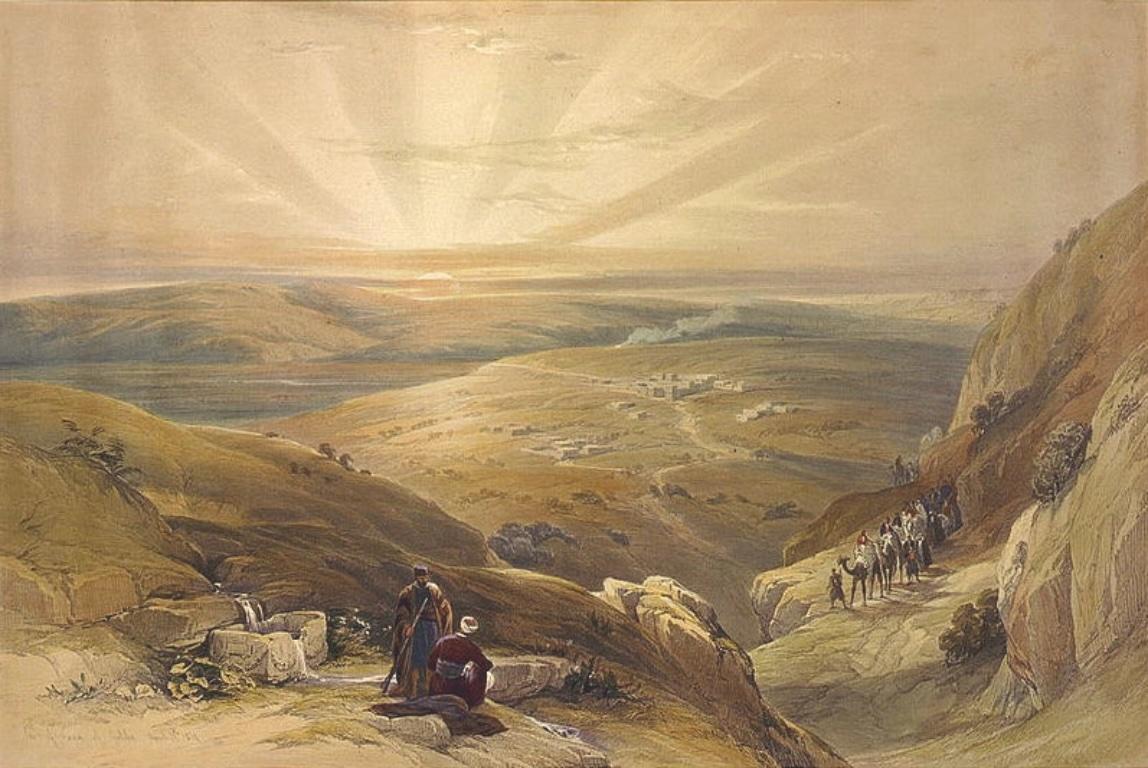 David Roberts Landscape Print - Cana, General View
