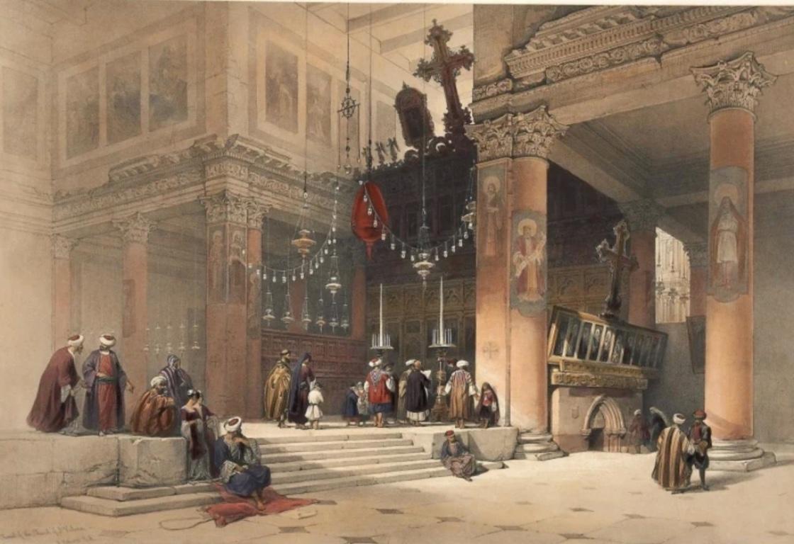 Il presbiterio della Chiesa di Sant'Elena
