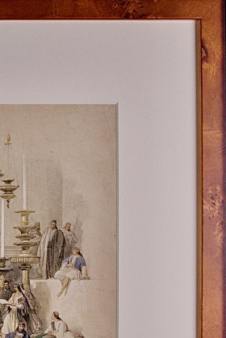 Church's of the Holy Sepulchre: Eine handkolorierte Lithographie von David Roberts aus dem 19. im Angebot 3