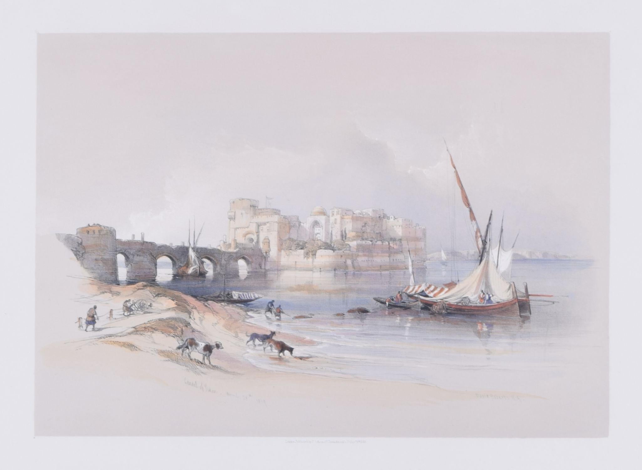 To see more, scroll down to "More from this Seller" and below it click on "See all from this Seller." 

David Roberts (1769 - 1864)
Citadel of Sidon - April 28th, 1839 (published 1943)
Lithograph with hand-colouring
23 x 35 cm (sheet size 17.5 x