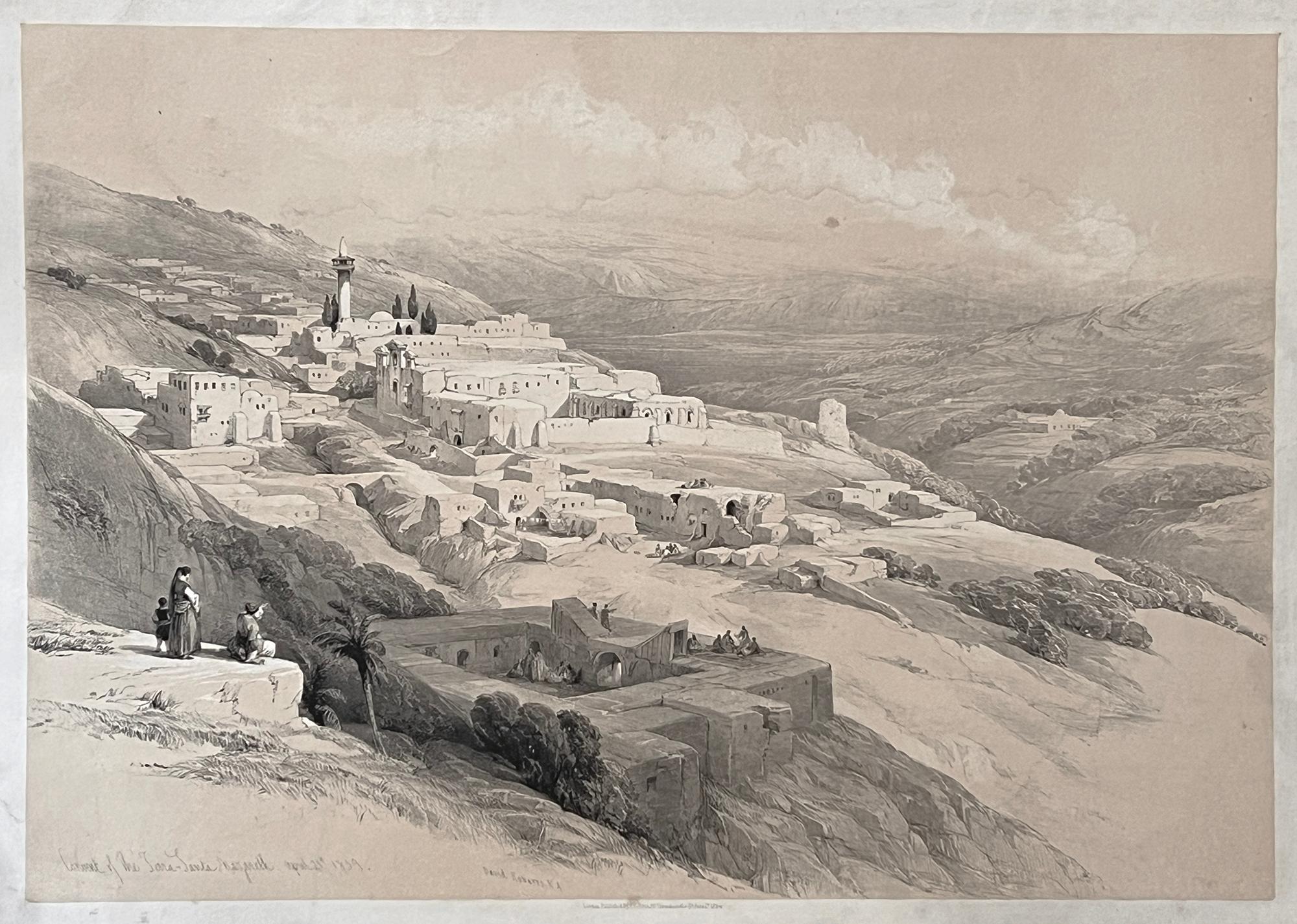 Convento della Terra Santa, Nazareth. David Roberts Litografia della Terra Santa, 1844.